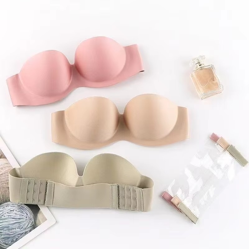 Full Coverage Bra - Women's Sexy Strapless Push-Up Padded Bra