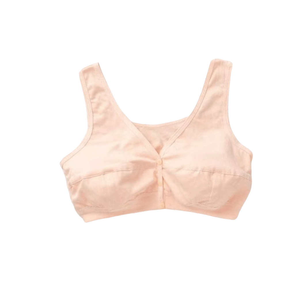 Wirefree Bra Comfort - Comfortable U Back Front Closure Bra