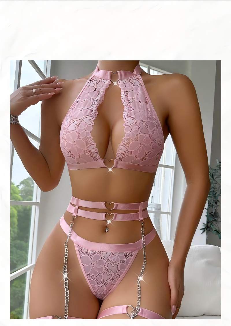 Sexy Lingerie Set Push Up Lace - đánh giá và giá Minimizer Bra Women