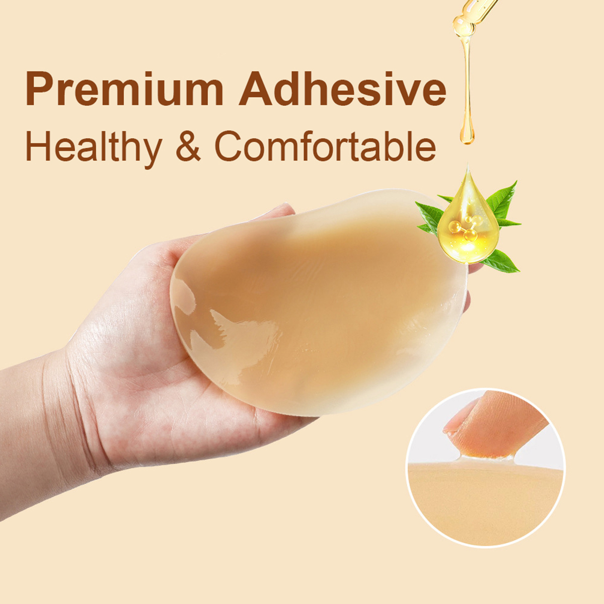 3Pairs Crescent Nipple Cover S - đánh giá và giá Push Up Bra Silicone