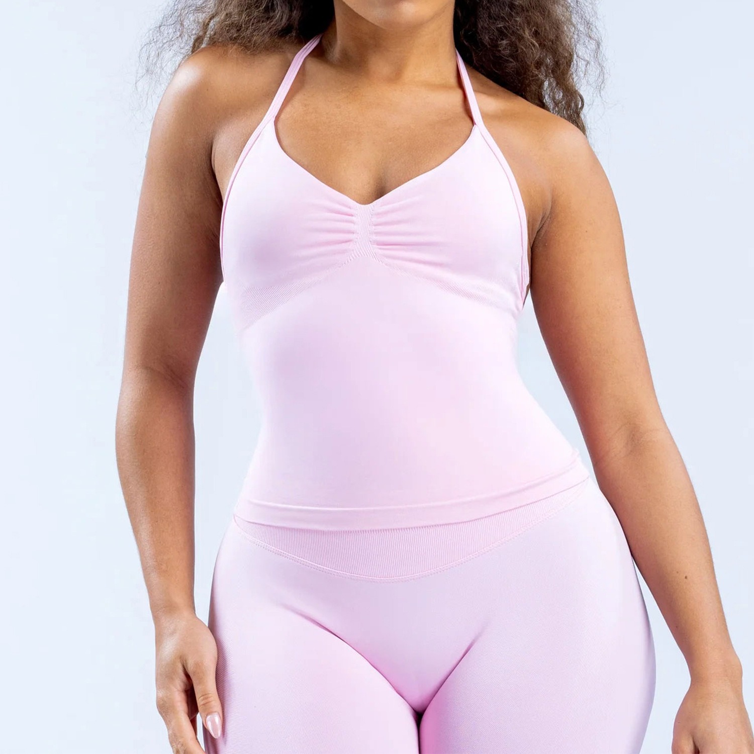 Women's Halter Neck Yoga Tank  - đánh giá và giá T Shirt Bra Seamless