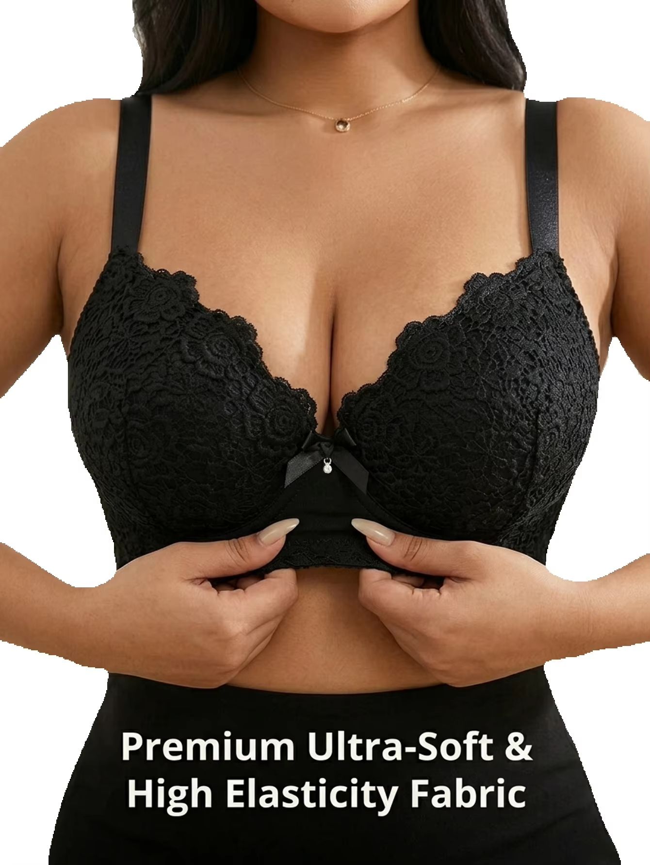 Women Plus Size Floral Push Up - đánh giá và giá Minimizer Bra Women