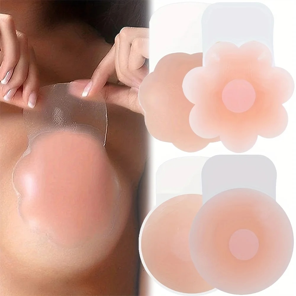 1Pairs Silicone Nipple Cover L - đánh giá và giá Push Up Bra Silicone