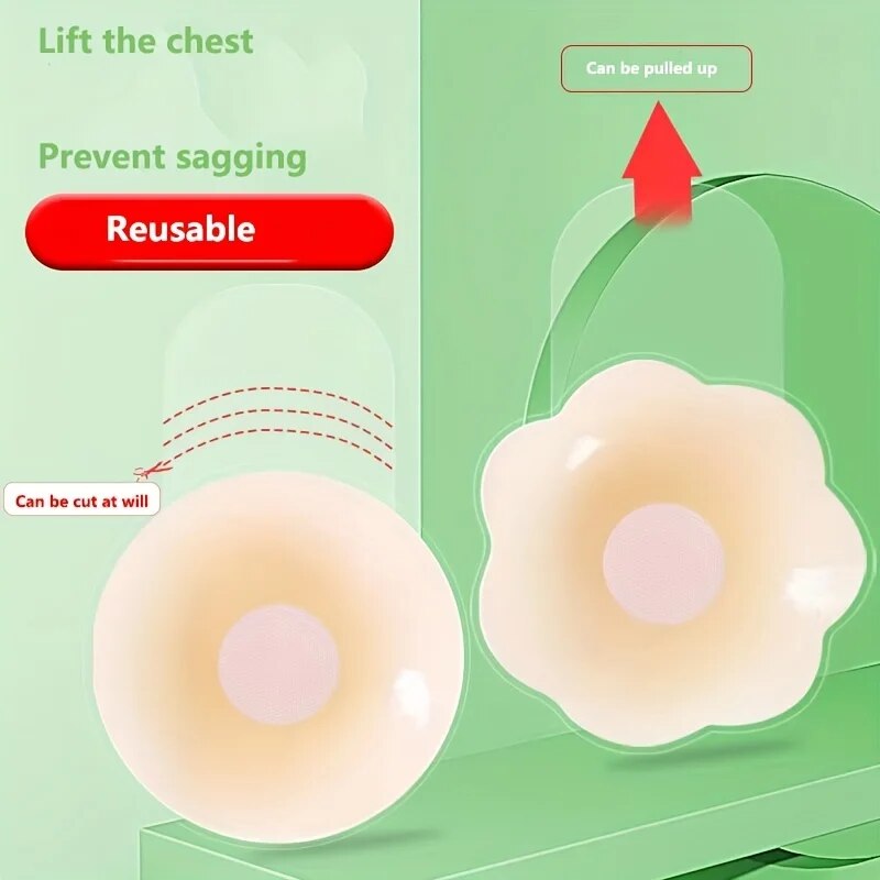 1Pairs Silicone Nipple Cover L - đánh giá và giá Push Up Bra Silicone