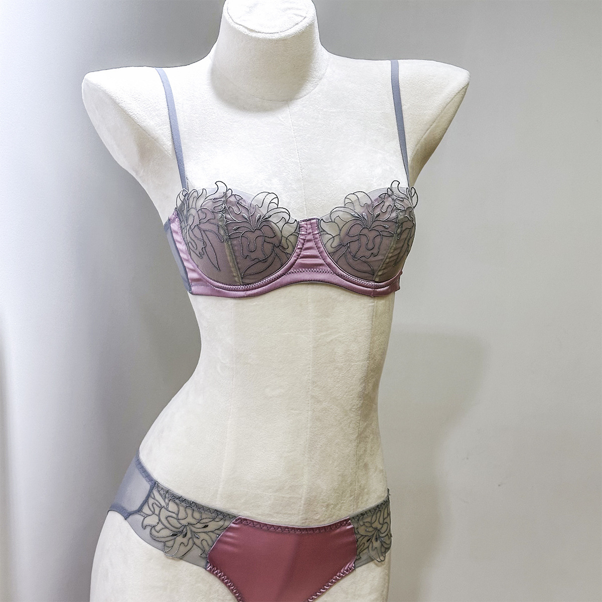 Purcoral 2026 New Floral Lace  - đánh giá và giá Demi Bra Balconette
