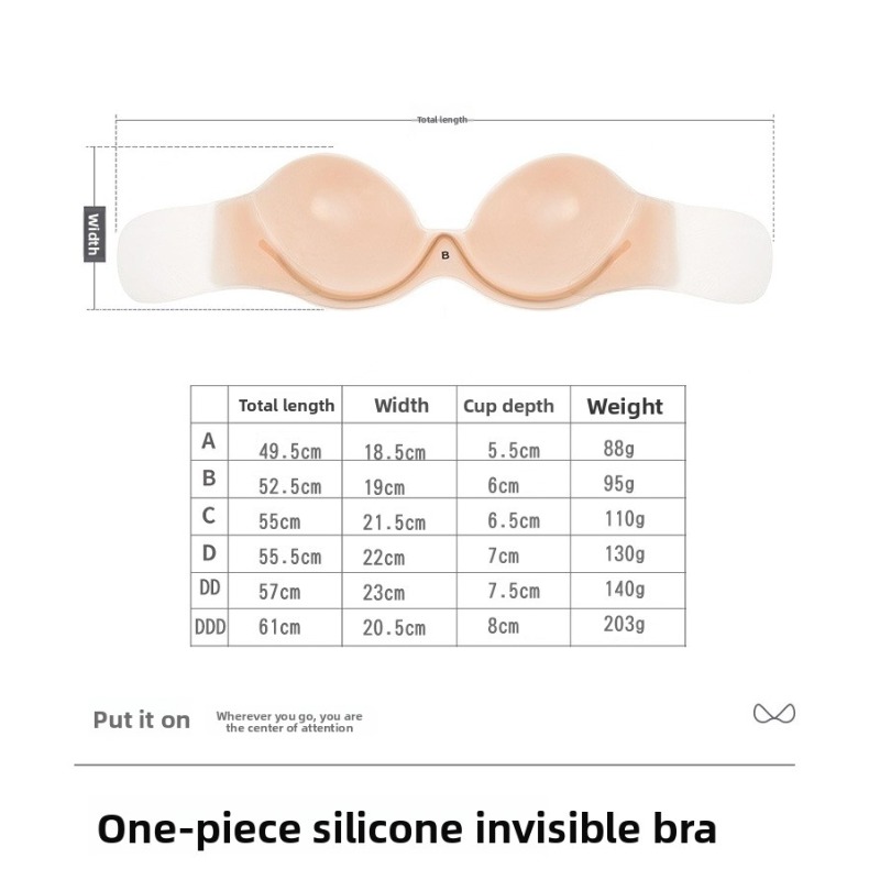 Strapless Silicone Adhesive Br - đánh giá và giá Push Up Bra Silicone