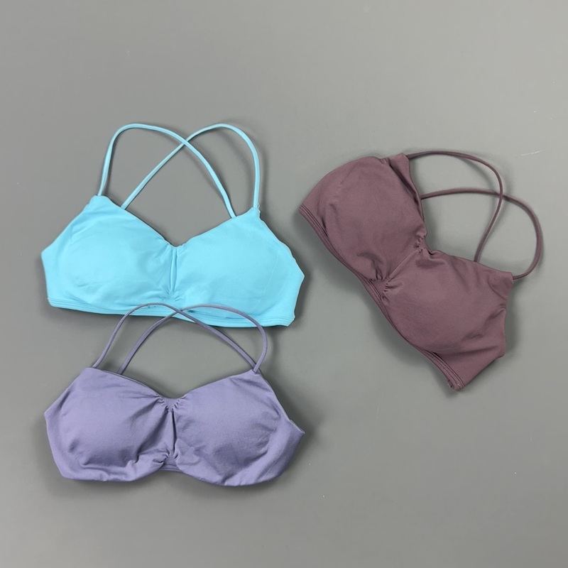 HISTELLO Front Ruched Cross Ba - đánh giá và giá Sports Bra Racerback