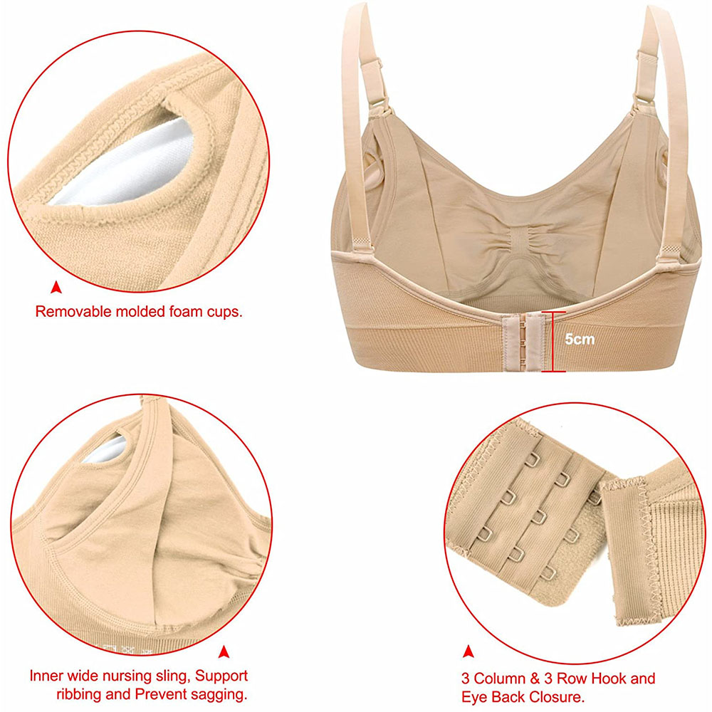 Womens Maternity  Nursing Bra  - đánh giá và giá Sleep Bra Bralette