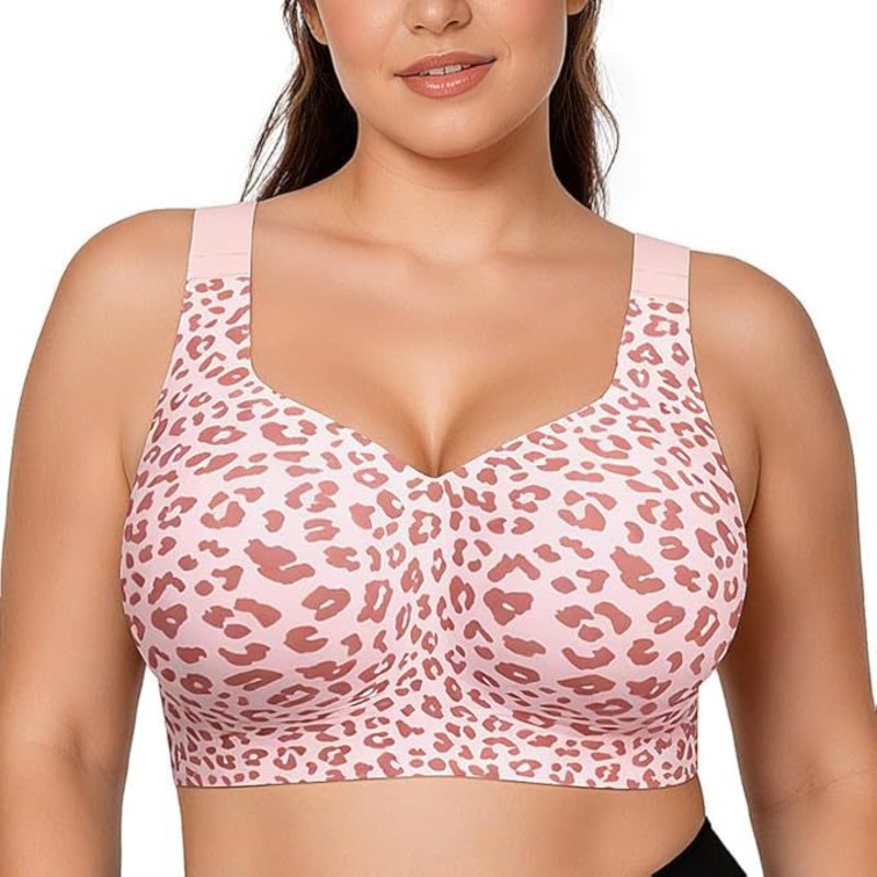 Leopard Jelly Bras No Underwir - đánh giá và giá Minimizer Bra Women