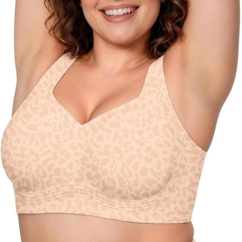 Leopard Jelly Bras No Underwir - đánh giá và giá Minimizer Bra Women