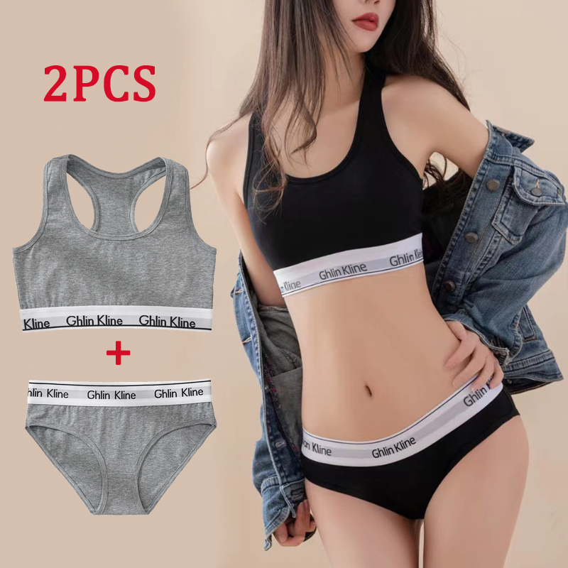 2PCS Ghlin Kline Underwear wit - đánh giá và giá Cotton Bra Everyday