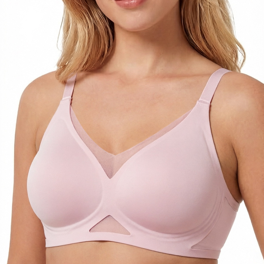 Women's Seamless Wire-Free Bra - đánh giá và giá Sheer Mesh Bra