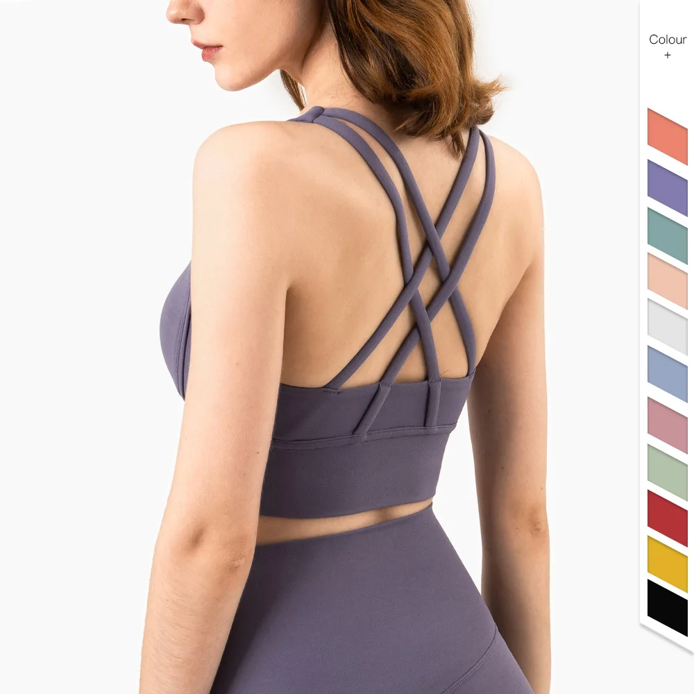 Summer Fashion Cross Back Wome - đánh giá và giá Sports Bra Racerback