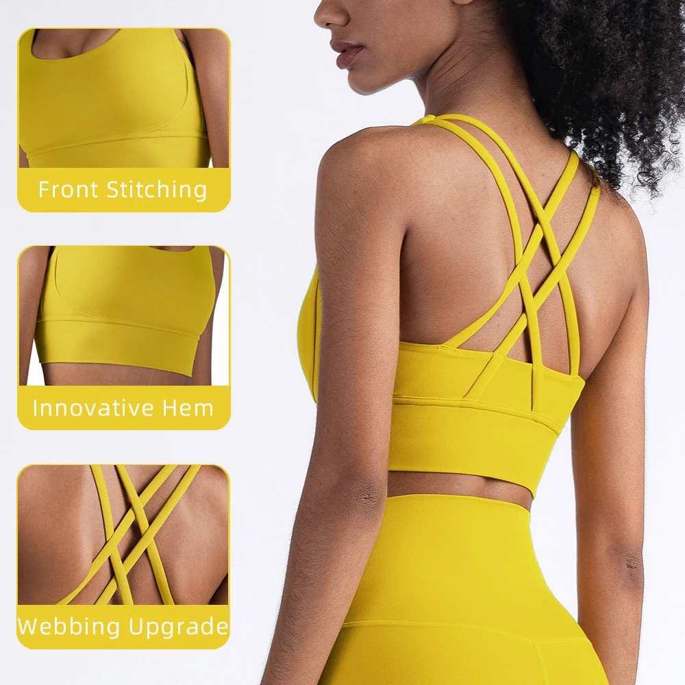 Summer Fashion Cross Back Wome - đánh giá và giá Sports Bra Racerback