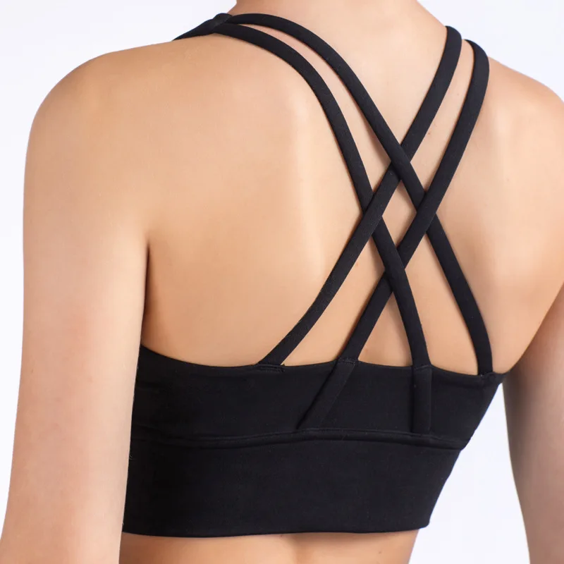 Summer Fashion Cross Back Wome - đánh giá và giá Sports Bra Racerback